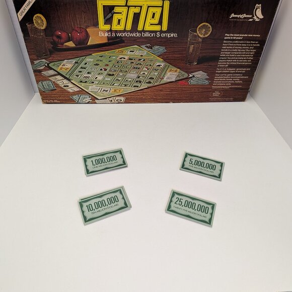 Vintage 1974 Cartel Board Game 2nd Edition Gamut of Games No. 105 Complete - Picture 6 of 16
